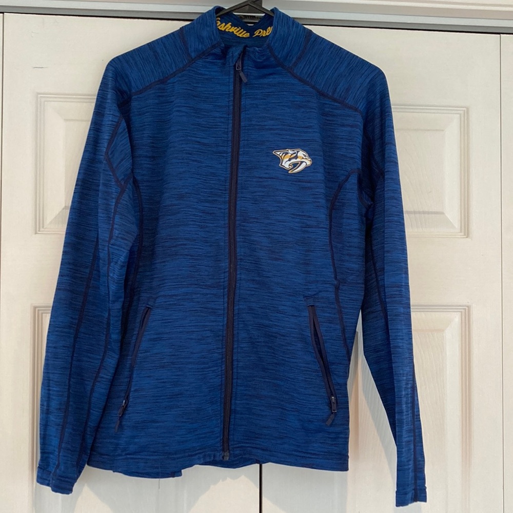 Men’s Nashville Predators Zipup Jacket Level Wear Size Medium (38)
